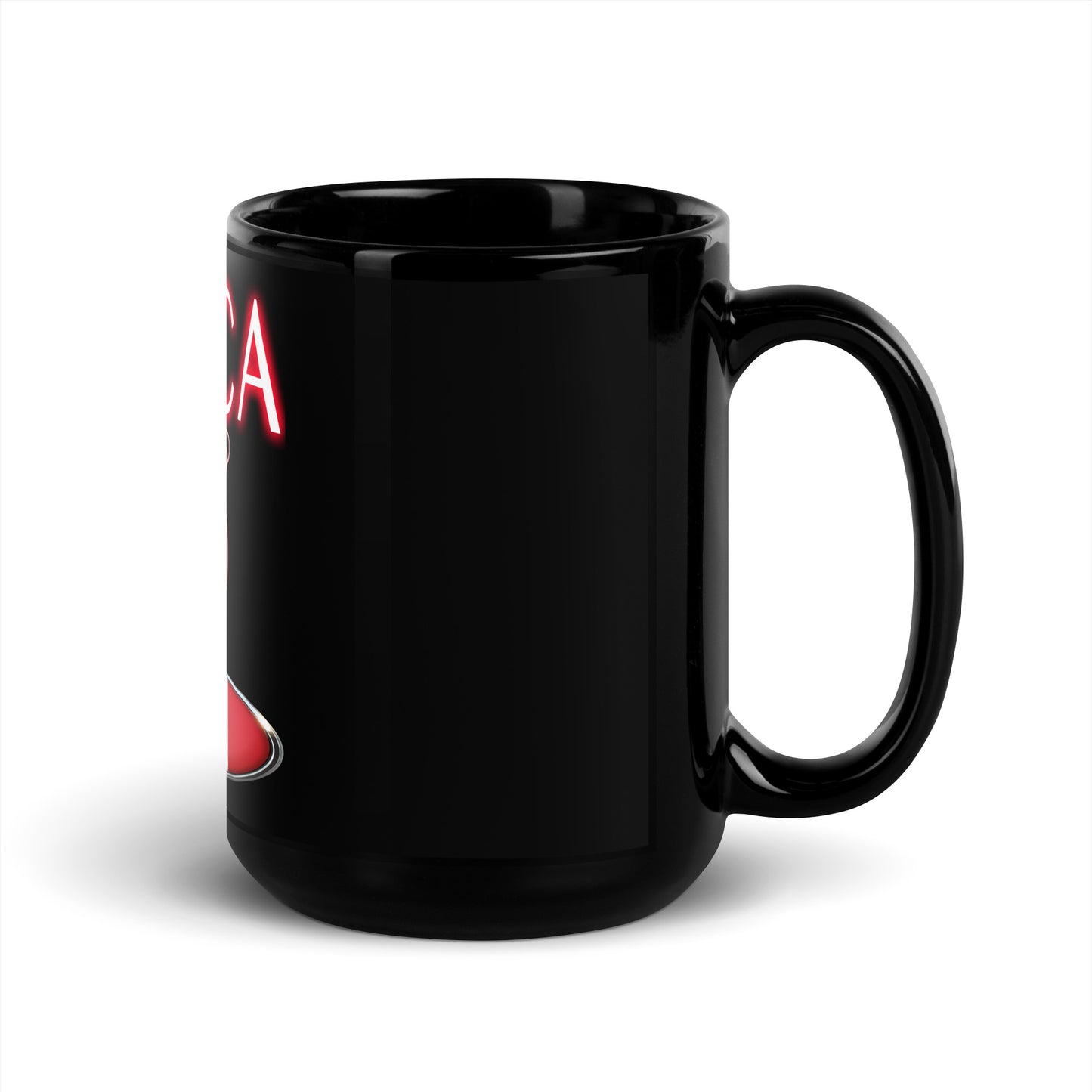 Porca Miseria - Black Glossy Mug