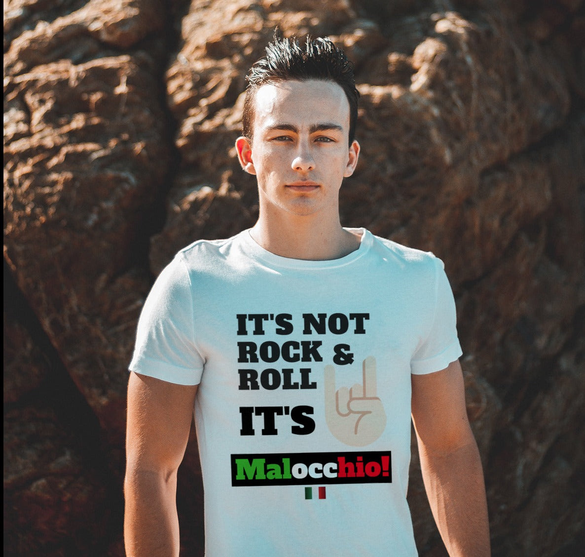It's not rock and roll malocchio teeshirt